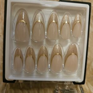 Instant Luxury Acrylic Ballerina Nails 24 Piece, NIB
